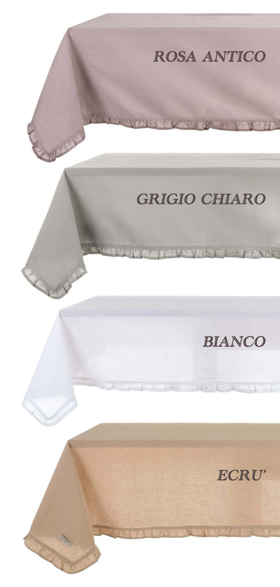 Blanc Mariclo' set 6 tovaglioli rosa cipria